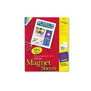   Magnet Sheet   Letter   8.5 x 11   Matte   5 x Sheet   White Office
