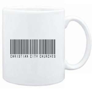  Mug White  Christian City Churches   Barcode Religions 