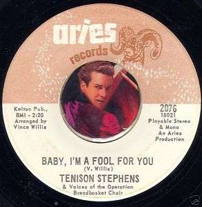   STEPHENS Baby Im A Fool For You NORTHERN SOUL R&B 45 RPM RECORD  