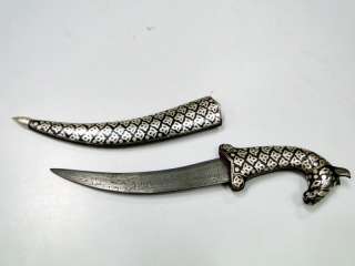   Horse head Knife dagger pure silver wire work LETTER OPENER  