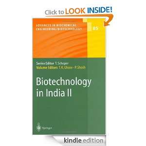   in India II 2 (Advances in Biochemical Engineering / Biotechnology