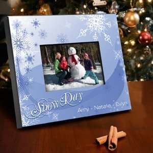    Personalized Snow Day Holiday Picture Frame