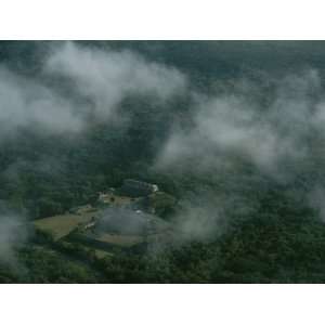  Aerial of the Ruins of a Mayan City Located Deep in the 