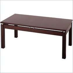Winsome Linea Solid Wood Espresso Coffee Table 021713927408  