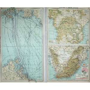  1907 Maps World Commerce Africa Vegetation Export
