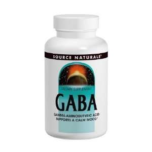  GABA 750 mg 90 Tablets   Source Naturals Health 