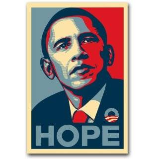 Barack Obama FAIREY (Hope) RARE Campaign Poster 11 x 17