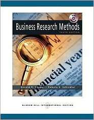   Methods, (0071263330), Donald R. Cooper, Textbooks   