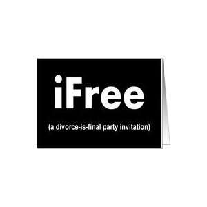  Divorce is Final Party Invitation Card Health & Personal 