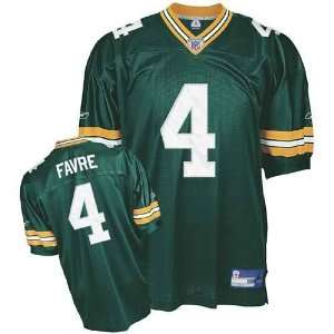   Authentic on Field Green Bay Packers Brett Favre Game Jersey Size 48