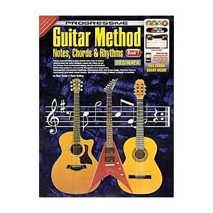   Guitar Method Notes, Chords & Rhythms Book 1 Musical Instruments