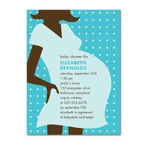    Baby Shower Invitations   Belly Bump Paradise By Dwell Baby
