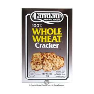    Landau Kosher 100% Whole Wheat Craker 8 oz