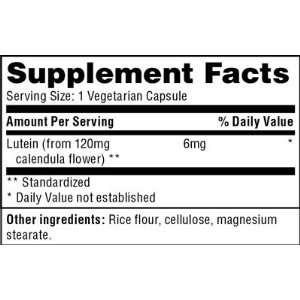  Lutein 6mg   100 VCaps