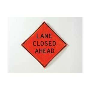  Road Sign,lane Closed Ahead,36 X 36in   USA SIGN 