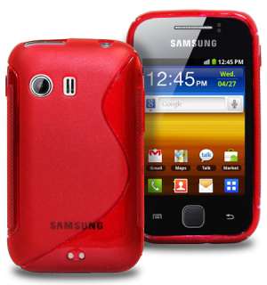London Magic Store   Red S Line Wave Gel Case For Samsung Galaxy Y 