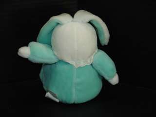  MY FIRST EASTER BUNNY RABBIT PLUSH GREEN LOVEY  