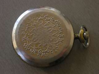 VINTAGE OLD MOLNIJA POCKET WATCH.18J.  