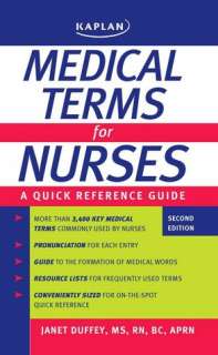   Medical Terms for Nurses A Quick Reference Guide by 