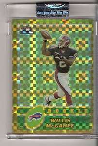 WILLIS MCGAHEE 2003 Topps chrome Gold xfractor rookie #215 serial #88 