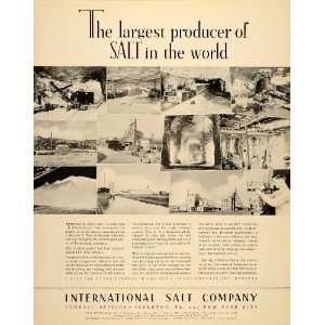  1934 Ad International Salt Agriculture Industry Mine 