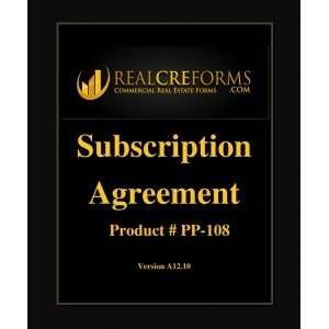  Subscription Agreement For Units Of a PPO