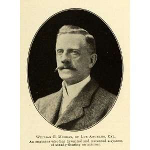  1906 Print American Inventor William E. Murray CA 