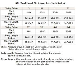 NFL New York Jets Satin Screen Pass Throwback Jacket Mitchell & Ness 