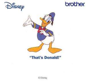 Brother SA302D Thats Donald Disney Embroidery Card  
