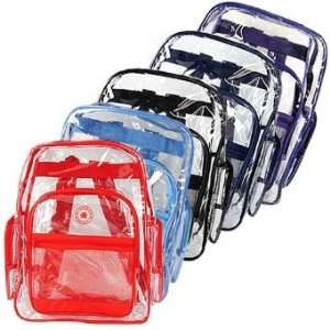   Cliffs Clear Transparent PVC School Backpack/ Book Bag/ Day Pack