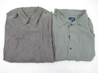 LOT 2 WILKE RODRIGUEZ Mens Button Down Shirts Size L  