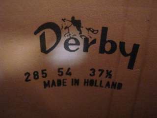 Mens Derby Polo Boots Bordeaux   10.5  