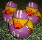 12 Football Rubber Ducks Duckie Ducky Duck Purple Free 