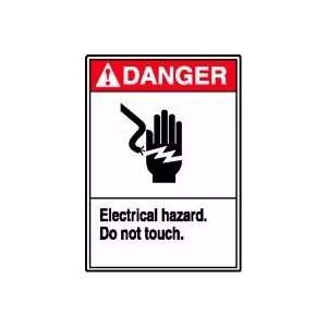  DANGER ELECTRICAL HAZARD DO NOT TOUCH (W/GRAPHIC) Sign 