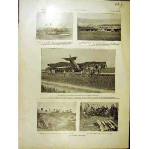    1918 Aeroplane War Air Force Military Gotha French
