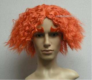 exact Mad Hatter Top FULL HAT Peacock Pins Wig Costume  