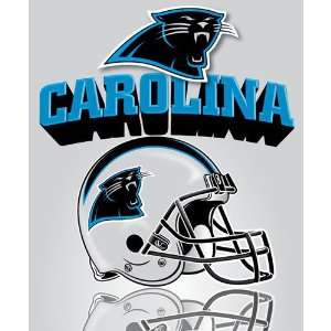  Carolina Panthers Light Weight Fleece NFL Blanket (Grid 