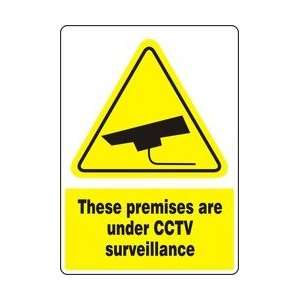  THESE PREMISES ARE UNDER CCTV SURVEILLANCE Sign   18 x 12 