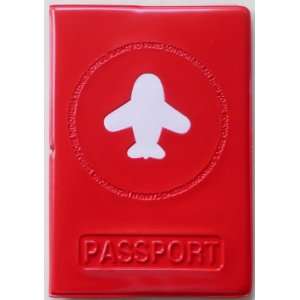 Airplane Jet Travel Red Happy Flight Passport Cover ~ Travel 