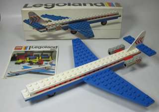 Lego 687 Caravelle Plane Classic Airport Town Vintage  