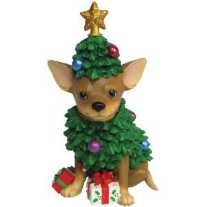 Westland Giftware Chihuahua Christmas Tree Figurine