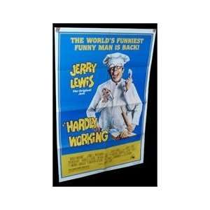 Hardly Working Folded Movie Poster 1981