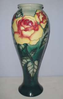 Superb MOORCROFT 11 Inch ROSE Vase   Limited Edition 1993  