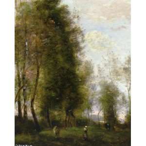  Hand Made Oil Reproduction   Jean Baptiste Corot   32 x 40 