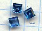 21ct Aquamarine 6mm square loose gemstones gems  