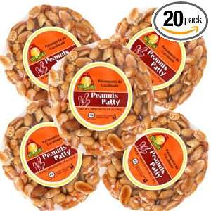 El Azteca Patty Peanuts Candy Bulk(Pack of 20)  Grocery 