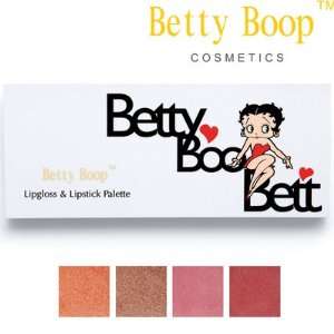    Betty Boop Word Series 4 Color Lipgloss & Lipstick Palette Beauty