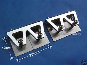 CNC Trim Tab 76mm X 49mm set (2pcs) for 40 or larger nitro gas rc 