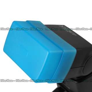 Flash Bounce Softbox Diffuser for Nikon Speedlite SB600 SB800 Blue 