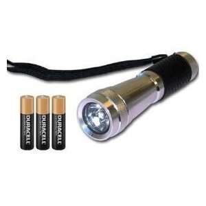 CREE XR E 4W LED Aluminum Flashlight incl. 3 AAA Duracell Alkaline 